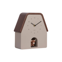 Nástenné hodiny Highland Cow Cuckoo Karlsson KA6162WG, šedá